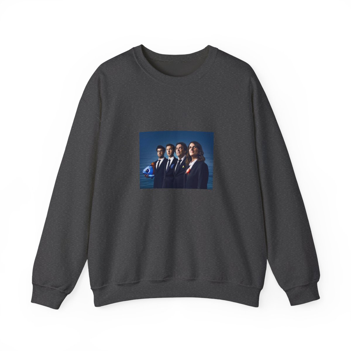 No Such Thing as a Fish Crewneck Sweatshirt - alternate angle 4, merchandise