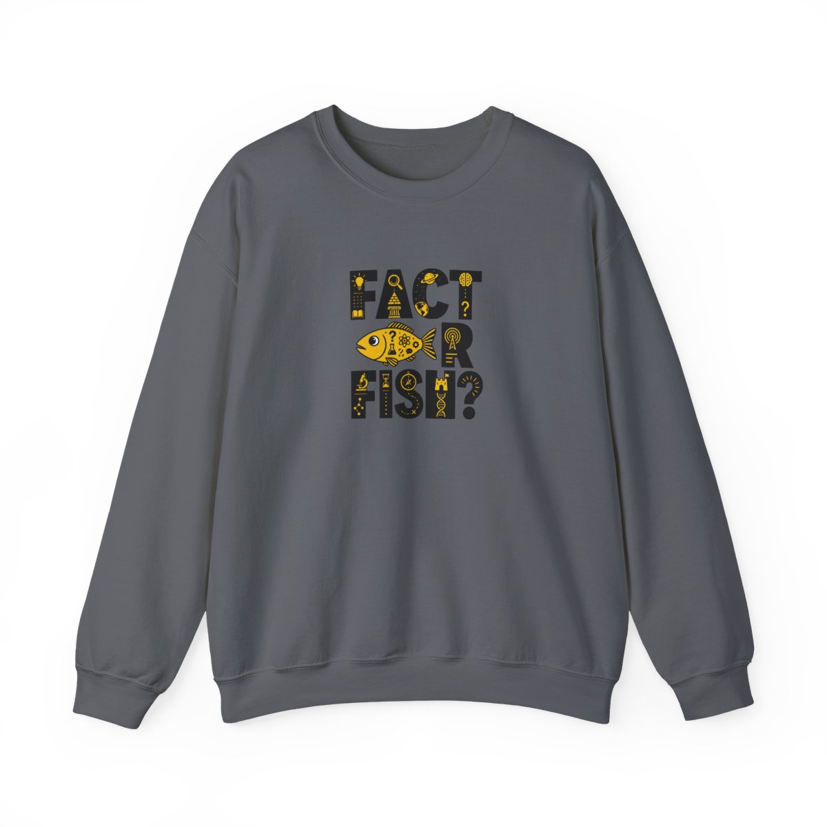 No Such Thing as a Fish "Fact or Fish?" Crewneck - alternate angle 5, merchandise