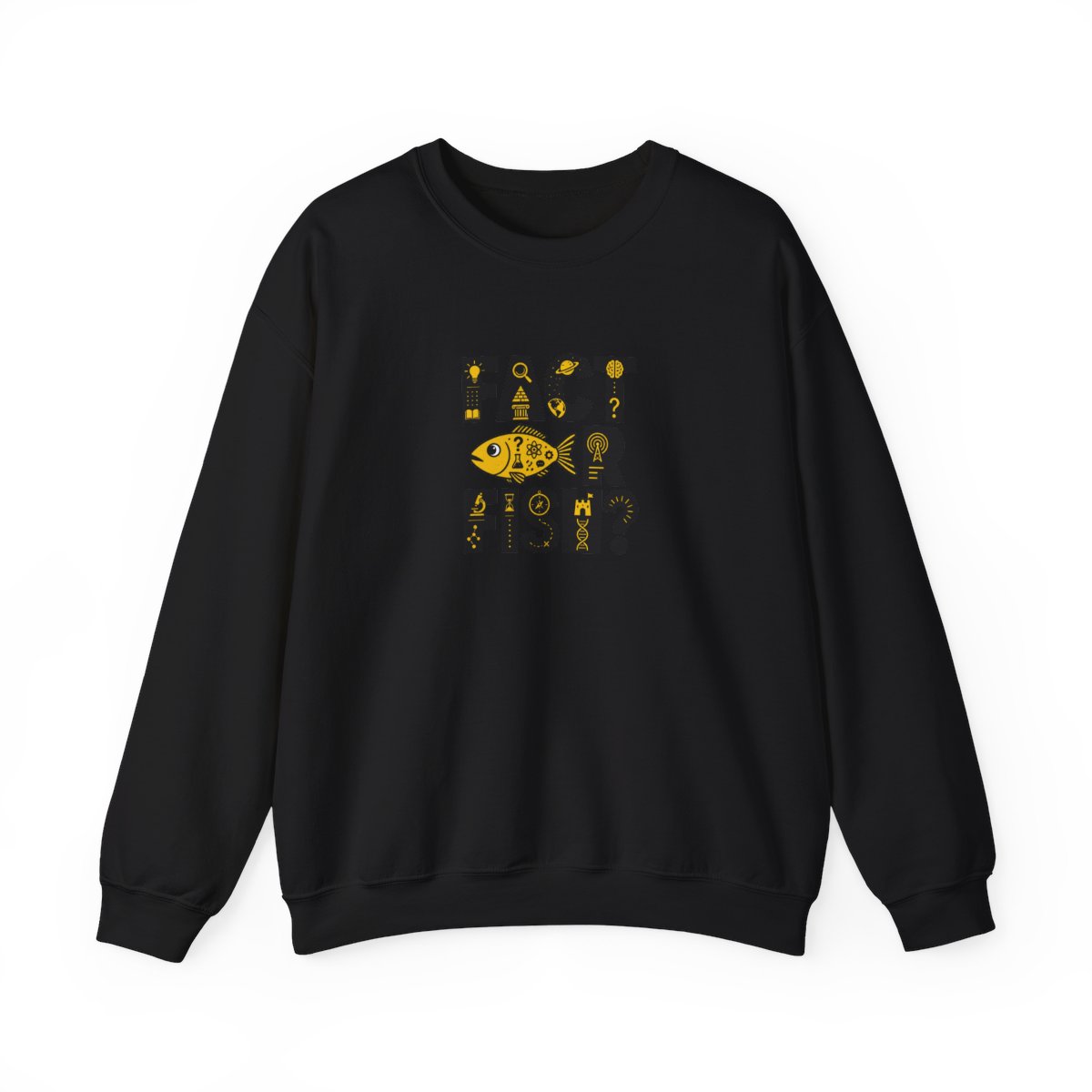 No Such Thing as a Fish "Fact or Fish?" Crewneck — official No Such Thing as a Fish Sweatshirts