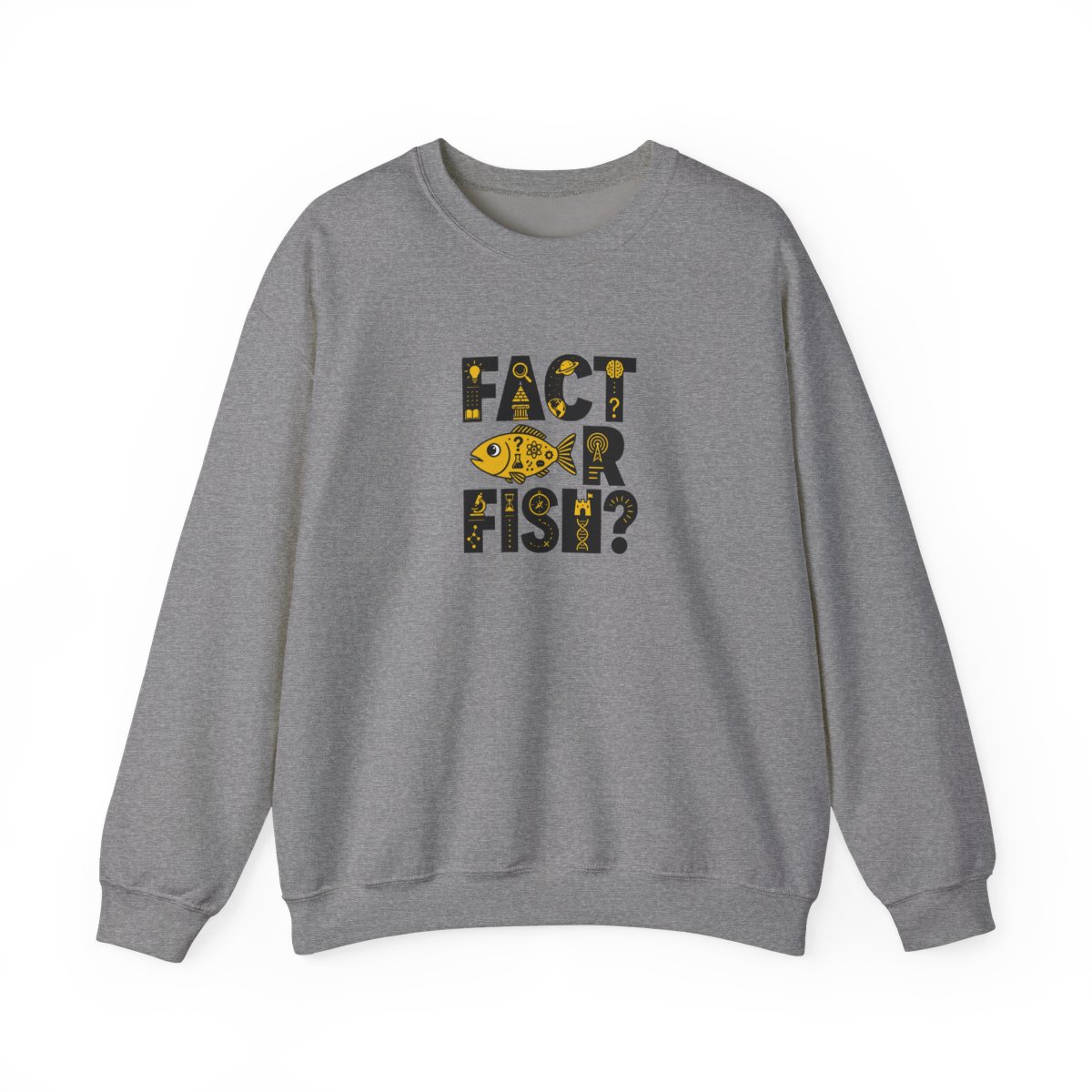 No Such Thing as a Fish "Fact or Fish?" Crewneck - Official Sweatshirts merchandise